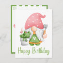 Search for garden gnome birthday cards Gardener