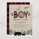 Search for lumberjack party invitations Red plaid