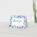 Search for teal turquoise thank you cards Purple