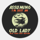 Search for old lady stickers Witch