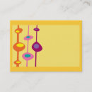 Search for bright color business cards Retro