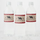 Search for 1st birthday water bottle labels Rustic