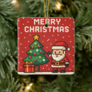 Search for pixel art christmas tree decorations Cute