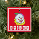 Search for clown christmas tree decorations Circus