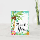 Search for luau thank you cards Pineapple