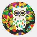 Search for colourful owl stickers Animals