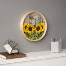 Search for sunflower clocks Country style