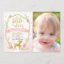 Search for girl deer birthday invitations Woodland