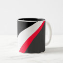 Search for black white and red mugs Unique