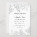 Search for lace christening invitations White