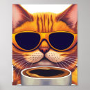 Search for cat with glasses posters Beautiful