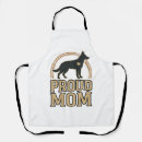 Search for wolf silhouette aprons Dog