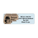 Search for pilot return address labels Flight attendant