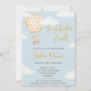 Search for yellow hot air balloon invitations Clouds