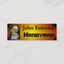 Search for work of business cards For him