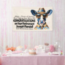 Search for country western banners Cow