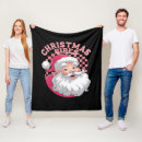 Search for pink christmas blankets Santa