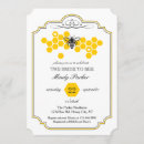 Search for bee bridal shower invitations Botanical