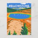 Search for prismatic postcards Yellowstone national park