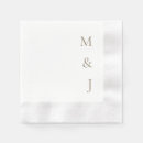 Search for bride and groom napkins Modern