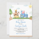 Search for blue tractor invitations Rustic