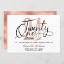 Search for 21st birthday save the dates Twenty first birthday