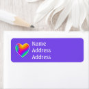 Search for lesbian wedding return address labels Colourful