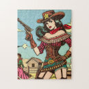 Search for cowgirl puzzles Country