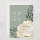 Search for cream and sage wedding invitations Modern