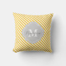 Search for grey and yellow cushions Stripes