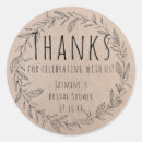 Search for kraft wedding stickers Thanks