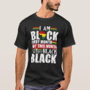 Search for i am black every month tshirts History