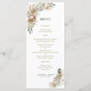 Search for boho wedding menus Botanical