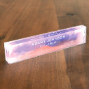 Search for black and blue name plates Chic