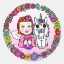 Search for rainbow fairy stickers Unicorn