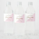 Search for thank you water bottle labels Gold