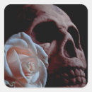 Search for creepy skulls stickers Black