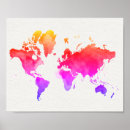 Search for world map posters Modern