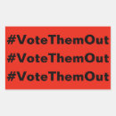 Search for out rectangle stickers Political
