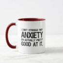 Search for anxiety mugs Overthinking