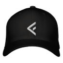 Search for embroidered basic hats Black