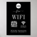 Search for password posters Scan to connect