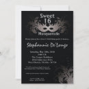 Search for grey sweet 16 invitations Party