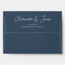 Search for navy blue wedding envelopes Clean