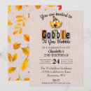 Search for turkey birthday invitations Leaves