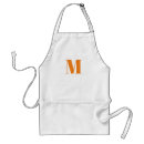 Search for orange and white aprons Initial