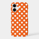 Search for orange and white iphone 17 cases Polka dots