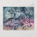 Search for watercolor wolf postcards Wildlife