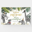 Search for safari birthday banners Party animal birthday