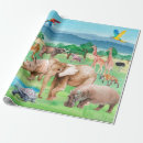 Search for africa wrapping paper Elephant